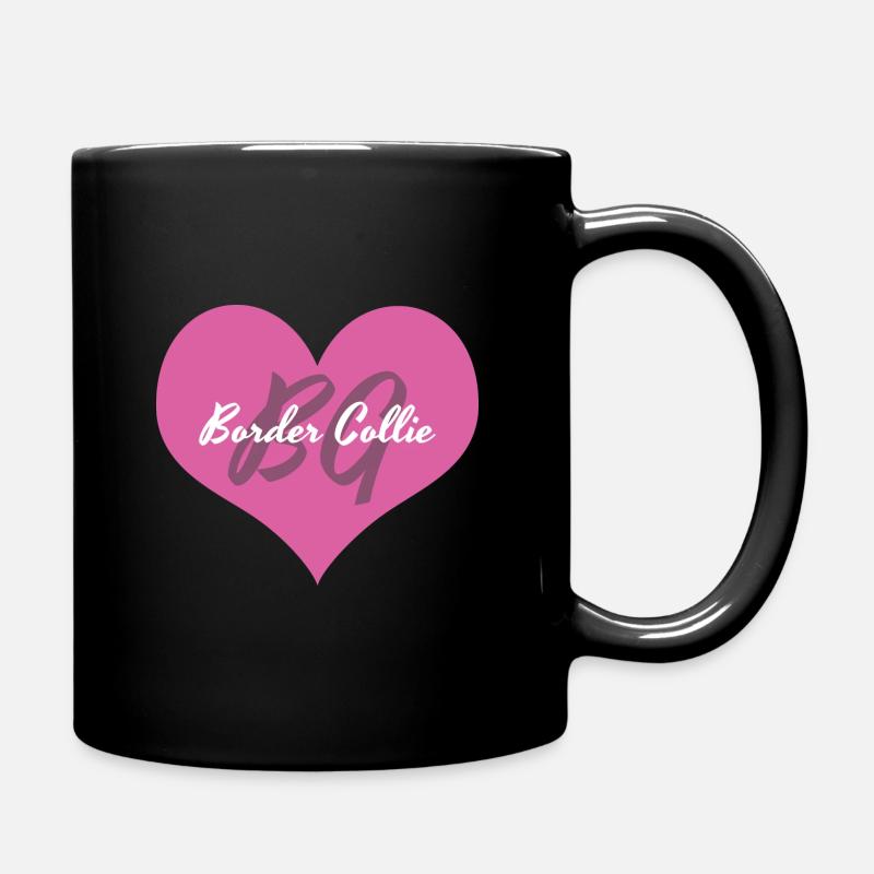 Border Collie - Tasse einfarbig - Schwarz
