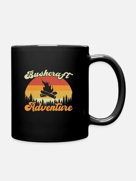 Aventure Bushcraft / Bushcraft - Mug uni - noir