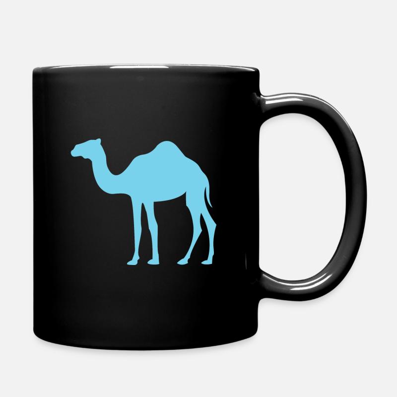 Chameau bleu - Mug uni - noir