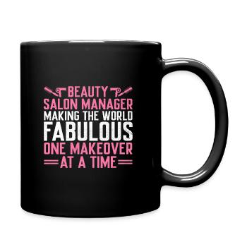 SPA Manager Job Wellness Funny SPA Management Sayi - Full Colour Mug - black - Right