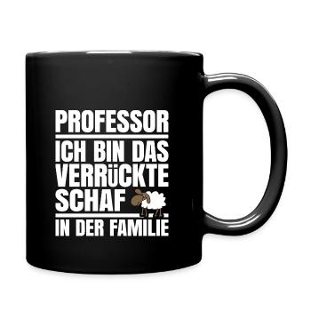 Professor Professoren prof Dienstjubiläum - Tasse einfarbig - Schwarz - Rechts