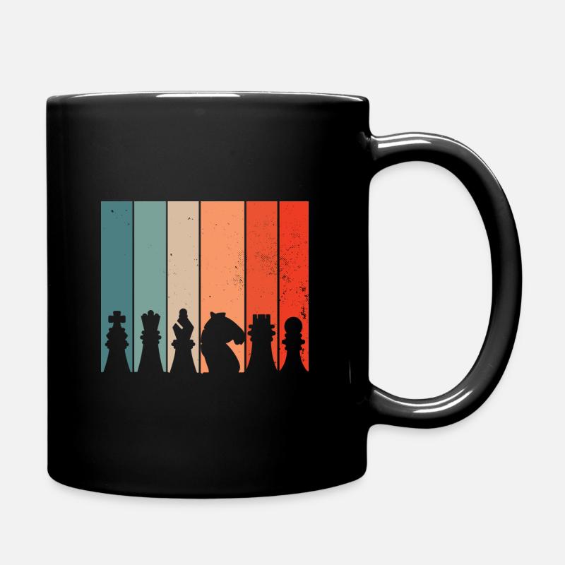 Jeu d’échecs jeu d’échecs cadeau - Mug uni - noir