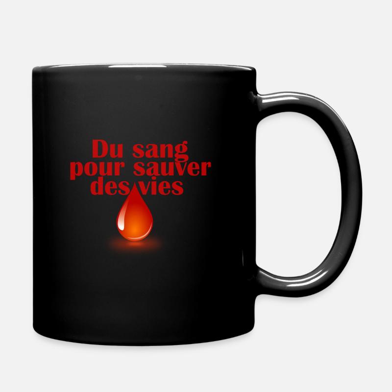 Du sang pour sauver des vies - Mug uni - noir