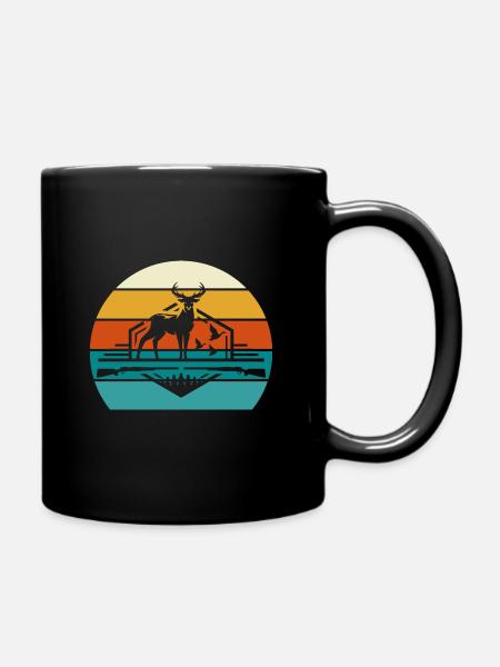 Hunter für Jäger - Tasse einfarbig - Schwarz
