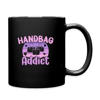 Handbag Addict / Shopping Handbag - Full Colour Mug - black - Right
