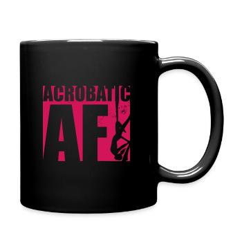 Acrobatic Af Gymnast Gymnastics Acrobat Acrobatics - Tasse einfarbig - Schwarz - Rechts