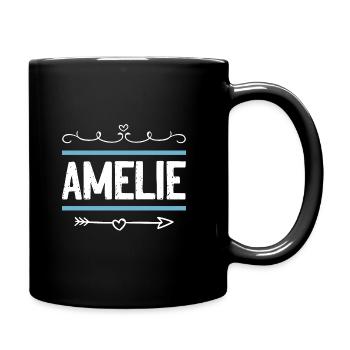 Amélie - Mug uni - noir - Droite