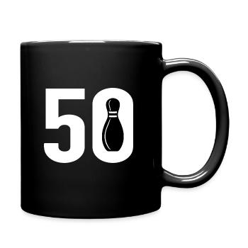 50 Bowling Bowler 50 - Mug uni - noir - Droite