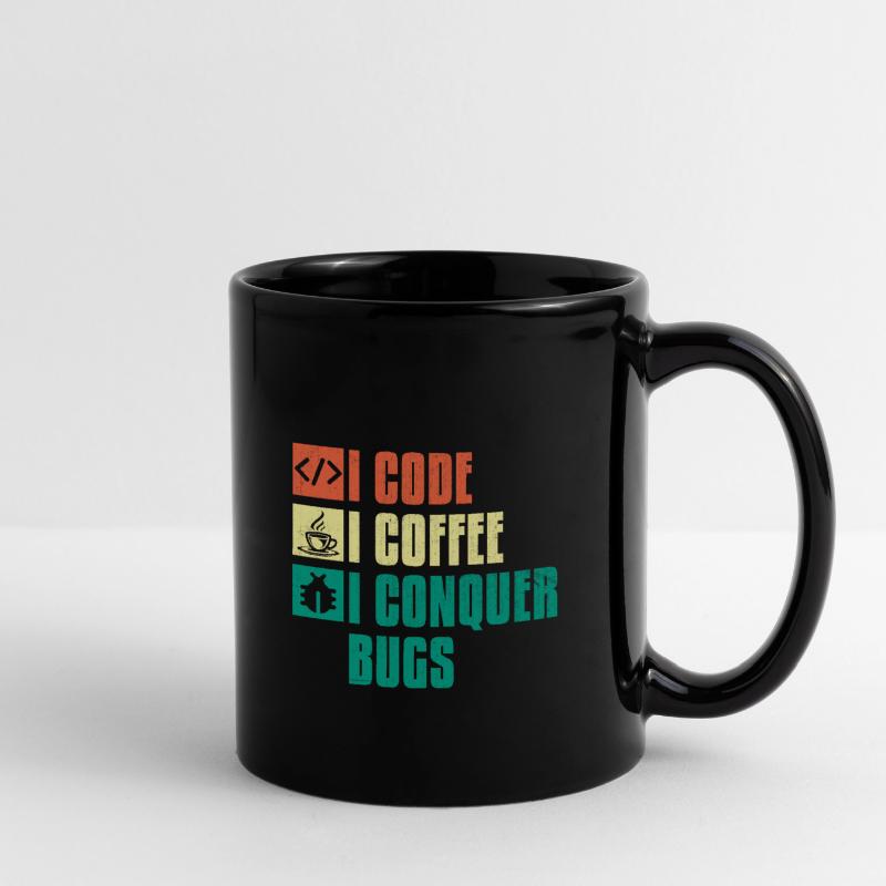 Café Codage Programmeur Codeur Développeur Nerd Coff Mug uni