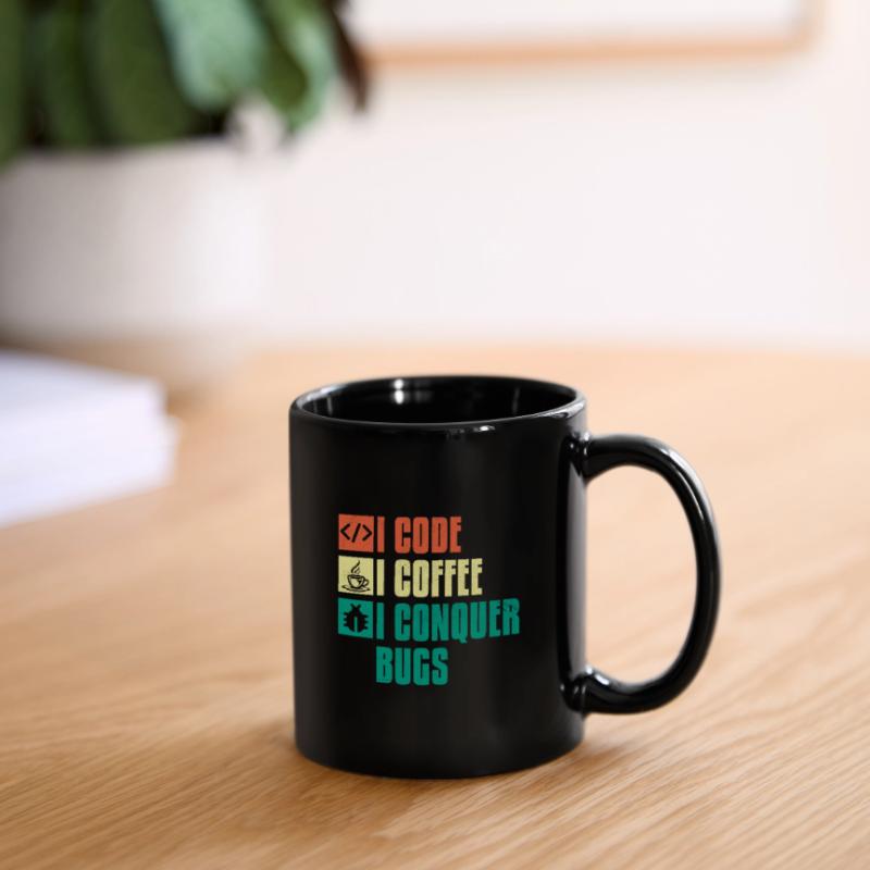 Coffee Coding Programmer Coder Developer Nerd Coff Full Colour Mug