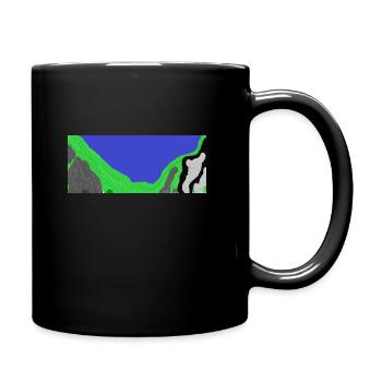 D1 - Tasse einfarbig - Schwarz - Rechts