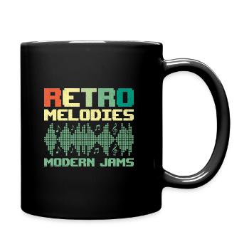 Chiptune Music Lover Groove to the Bleeps and Bloo - Full Colour Mug - black - Right
