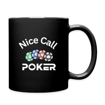 Nice Call - Tasse einfarbig - Schwarz - Rechts