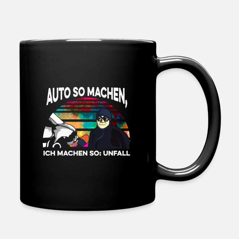 Auto machen so ich machen so - Tasse einfarbig - Schwarz