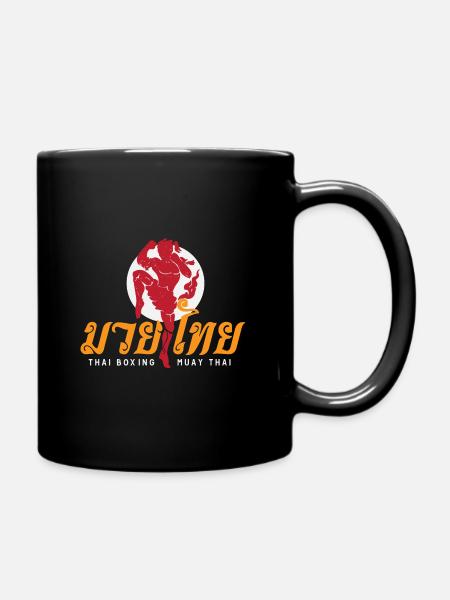 boxe muay thaï - Mug uni - noir