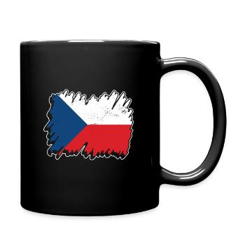 Czech Design for Czech fans - Full Colour Mug - black - Right