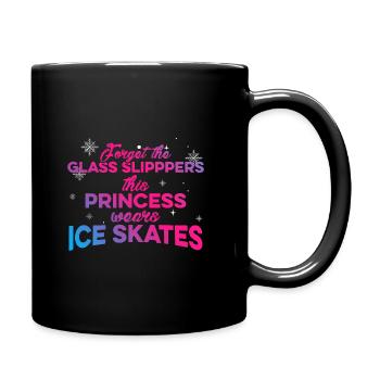 Forget The Glass Slippers This Princess Wears Ice - Tasse einfarbig - Schwarz - Rechts