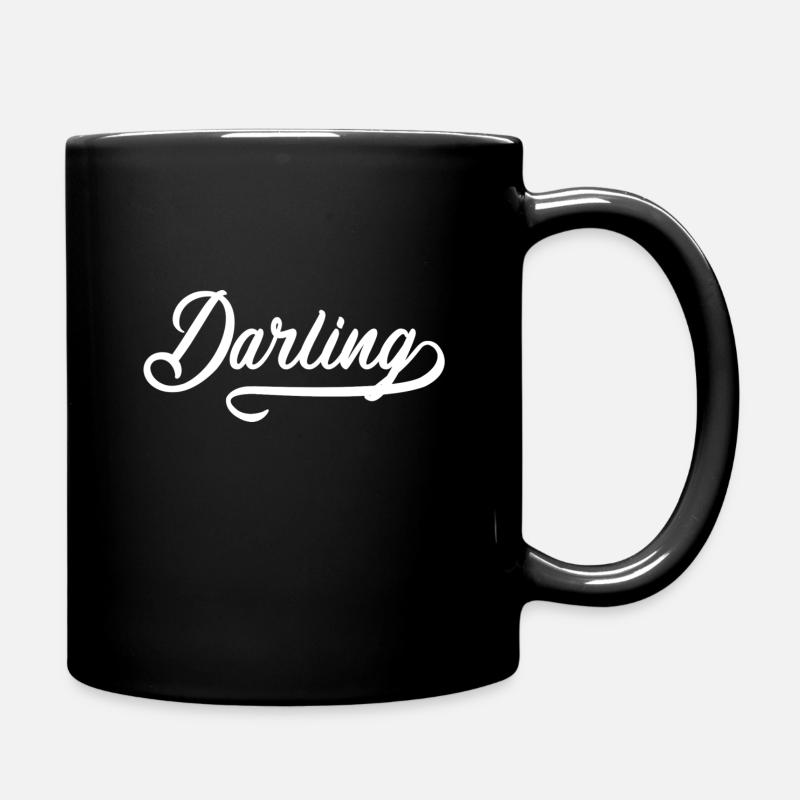 Darling vintage - Mug uni - noir