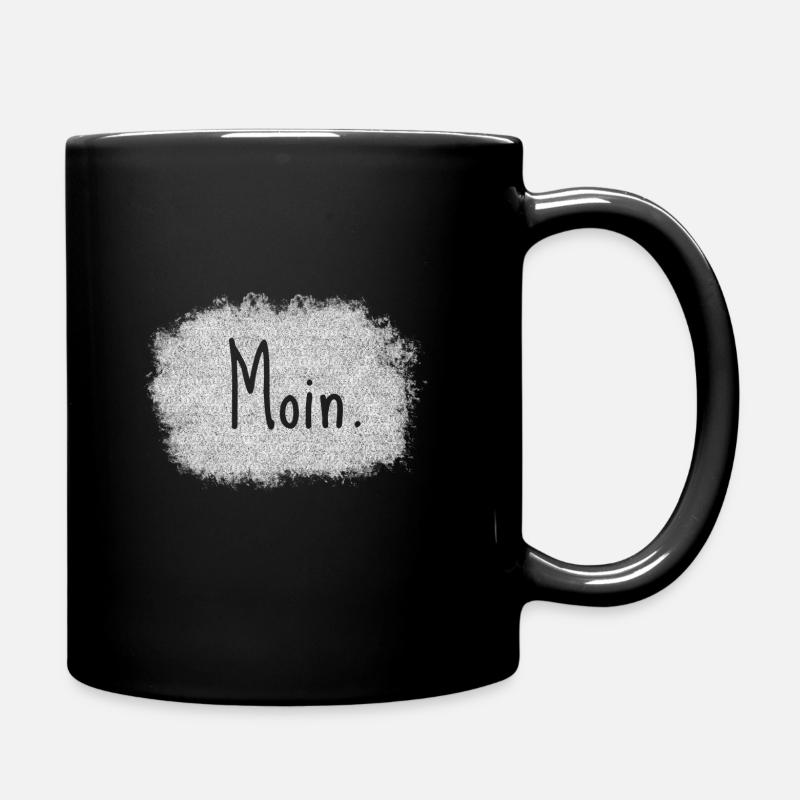 Moin Sprayed - Tasse einfarbig - Schwarz