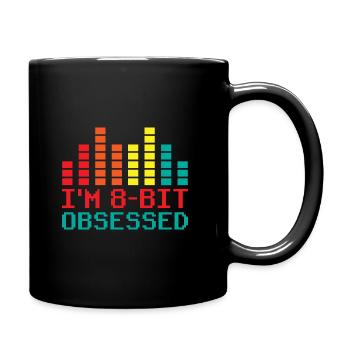 Chiptune Music Lover Groove to the Bleeps and Bloo - Full Colour Mug - black - Right