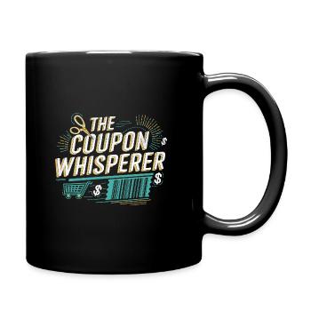 Le coupon Whisperer Couponer Shopper Économisez de l’argent - Mug uni - noir - Droite