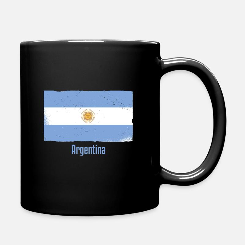 From Argentina - Tasse einfarbig - Schwarz