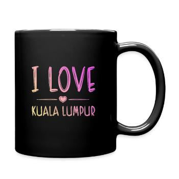 I Love Kuala Lumpur - Full Colour Mug - black - Right