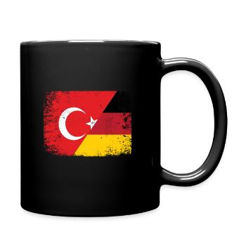 Turquie Allemagne Drapeau turc Türkiye Turk - Mug uni - noir - Droite