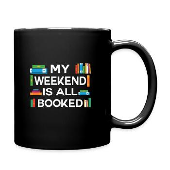 Mon livre sent mieux que votre tablette - Mug uni - noir - Droite