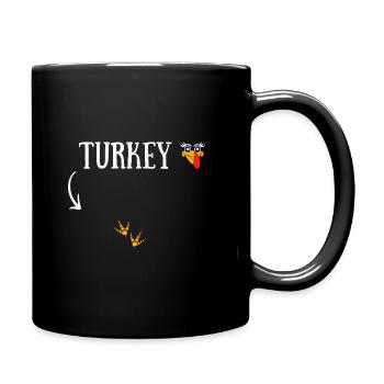 Thanksgiving Turquie - Mug uni - noir - Droite