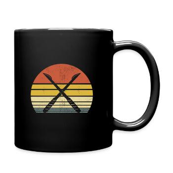 Retro Surgeon Surgery Surgical Doctor Surgeons - Full Colour Mug - black - Right