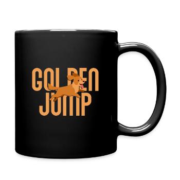 Golden Retriever Golden Retriever Lover Golden - Full Colour Mug - black - Right