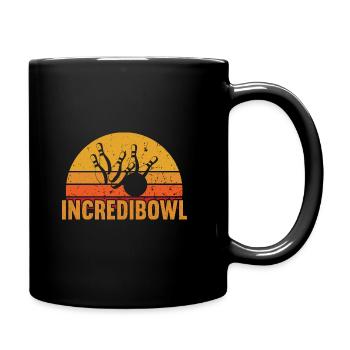 Incredibowl / Bowling - Full Colour Mug - black - Right
