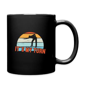 C’est mon tour / Billard Snooker - Mug uni - noir - Droite