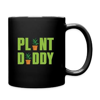 Plant Daddy Graphic Gardener Gardening Horticultur - Tasse einfarbig - Schwarz - Rechts