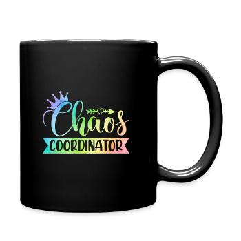 Chaos Coordinator Babysitting Daycare Provider Pre - Tasse einfarbig - Schwarz - Rechts