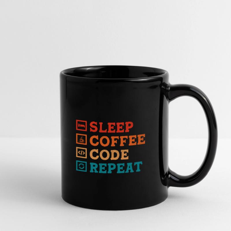 Coffee Coding Programmer Coder Developer Nerd Coff Full Colour Mug