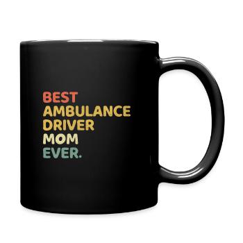 Meilleur ambulancier Maman Jamais EMS Paramedic Mothe - Mug uni - noir - Droite