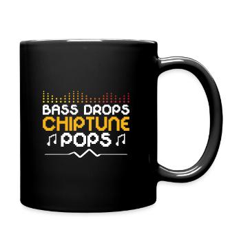Chiptune Music Lover Groove zu den Bleeps und Bloo - Tasse einfarbig - Schwarz - Rechts