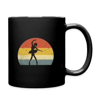 Retro Dancer For Dancing Dancer Choreography - Full Colour Mug - black - Right