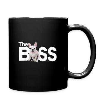 Le Boss Français Bulldog - Mug uni - noir - Droite