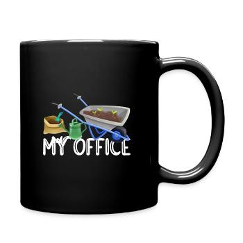 Retro Graphic Gardener Horticulturist Gardening La - Tasse einfarbig - Schwarz - Rechts