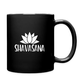 YOGA KLEIDUNG UND MEDITATION - Tasse einfarbig - Schwarz - Rechts