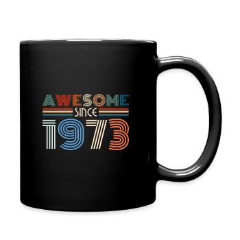 Vintage 1973 73 Anniversaire Retro Vintage Cadeau - Mug uni - noir - Droite