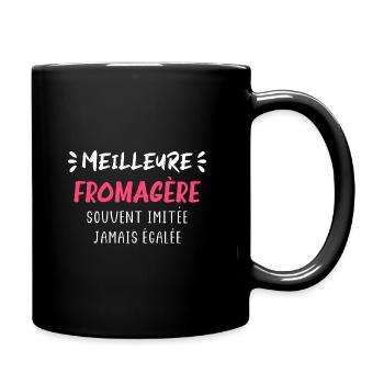 Meilleure fromagère souvent imitée jamais égalée - Mug uni - noir - Droite