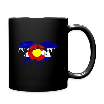 Colorado Colorado Shirt Colorado Liebhaber-Geschen - Tasse einfarbig - Schwarz - Rechts