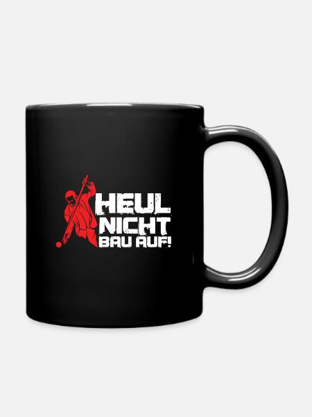 Heul Nicht Billardspieler Billard Queue Geschenk - Tasse einfarbig - Schwarz