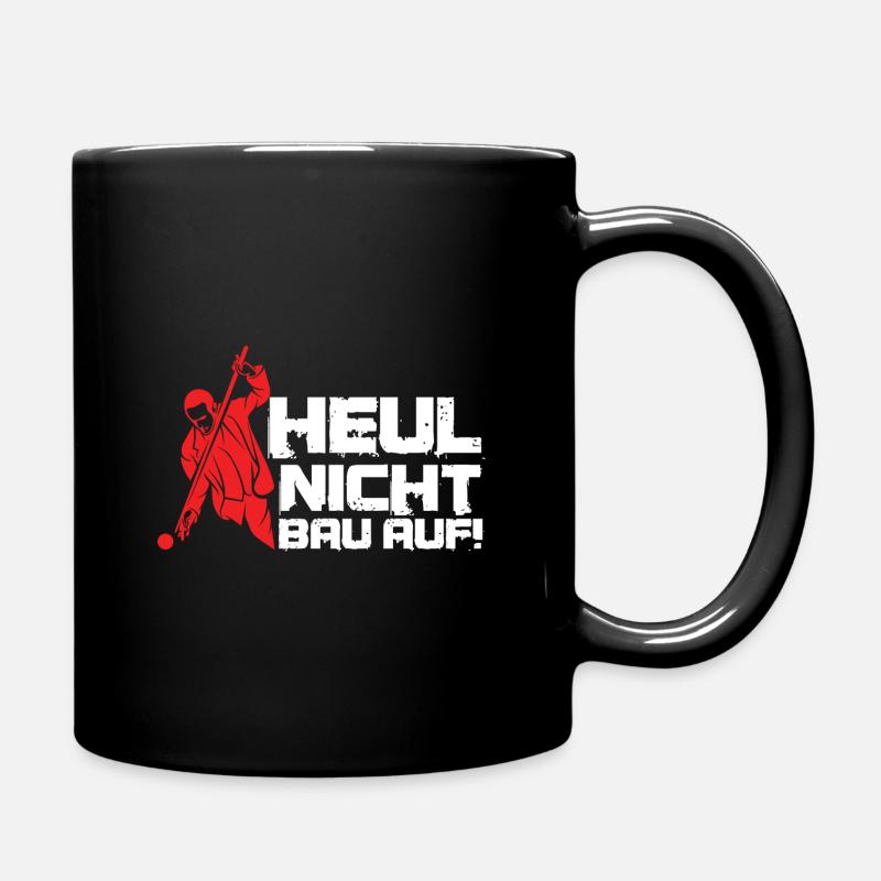 Heul Nicht Billardspieler Billard Queue Geschenk - Tasse einfarbig - Schwarz