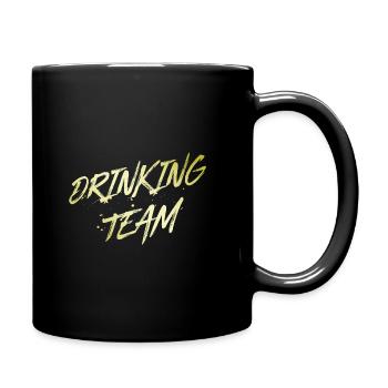 Drinking Team - Full Colour Mug - black - Right