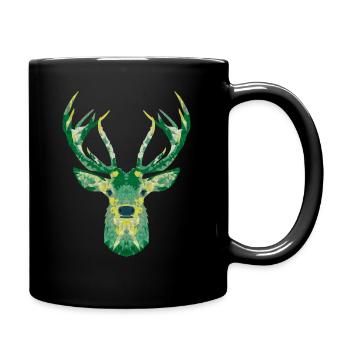 deer - Full Colour Mug - black - Right